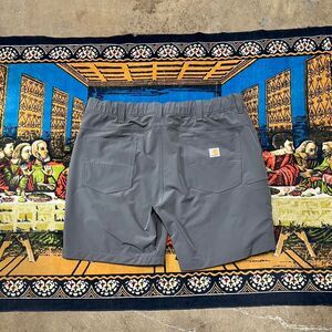 Carhartt Grey Shorts Stretch Performance Size Xl 8 inch inseam modern flex